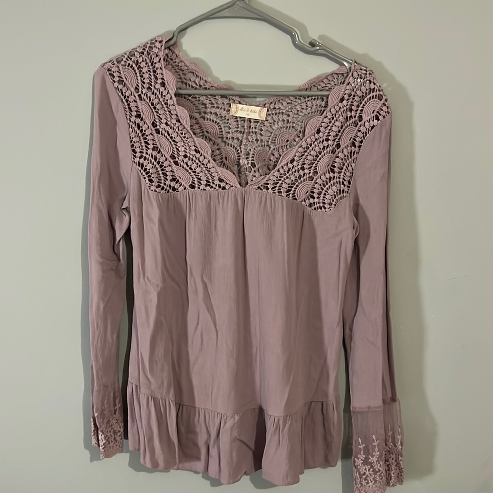 Altar’d state XS long sleeve purple/ lavender top